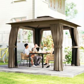 Outdoor Patio Gazebo (Option: Khaki)